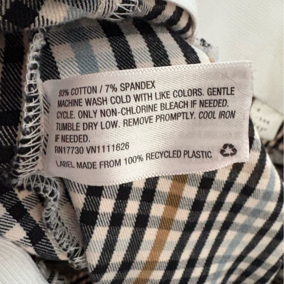 Women's Ankle Pants - A New Day Blue Plaid - Picture 7 of 7